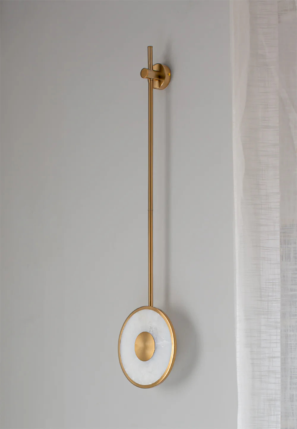 Alabaster Modern Round Strip Wall Lamp