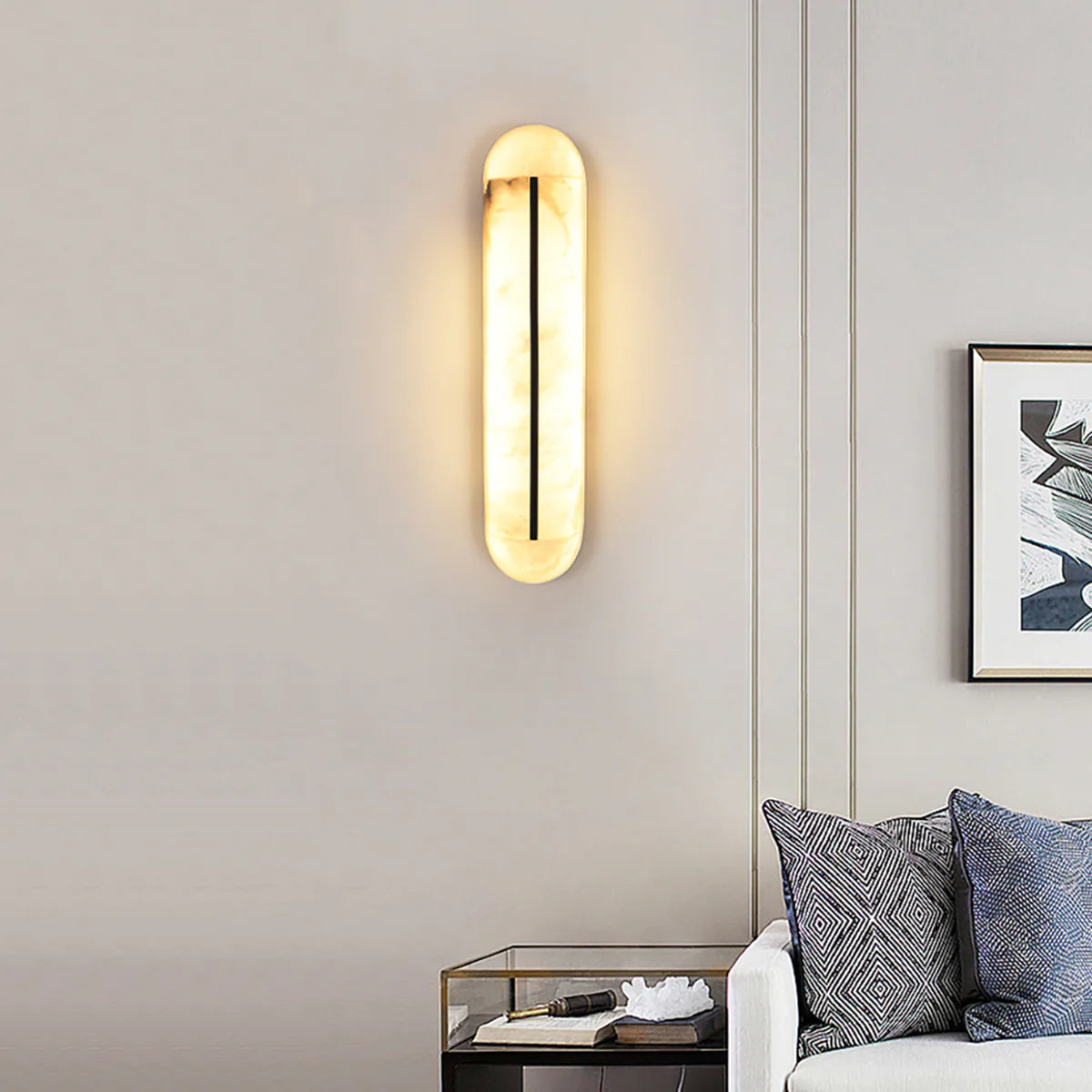 Alabaster Orbison Wall Lamp