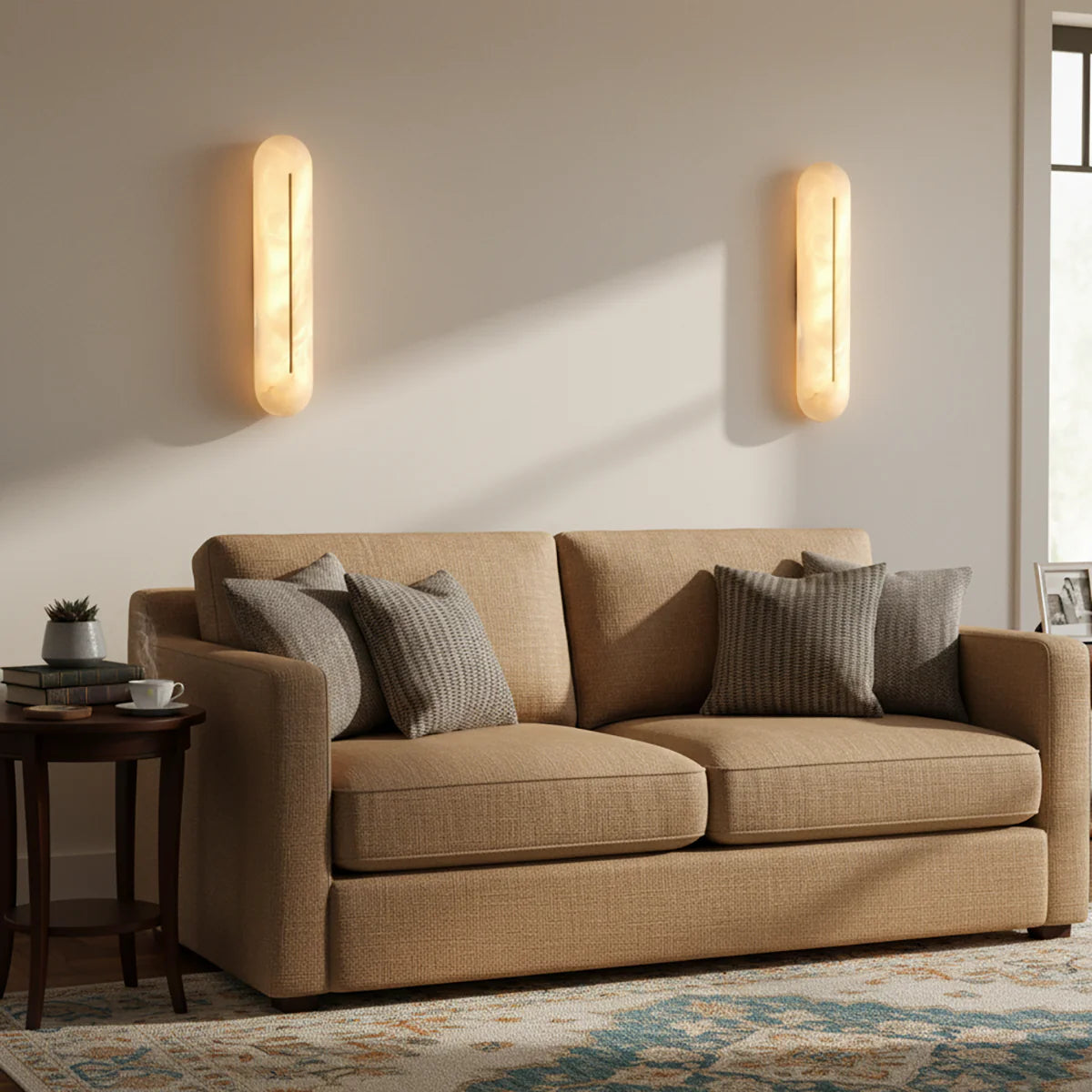 Alabaster Orbison Wall Lamp