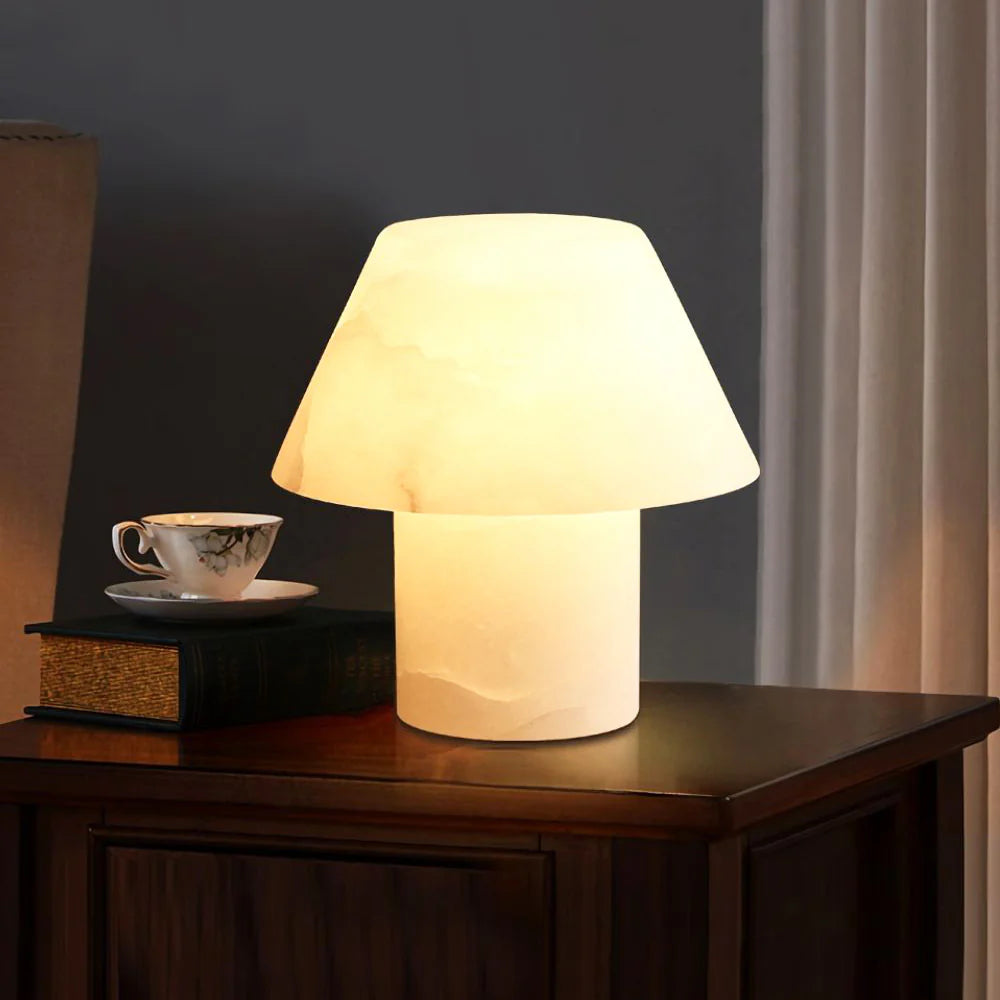 Alabaster Parachilna Petra Tapered Table Lamp