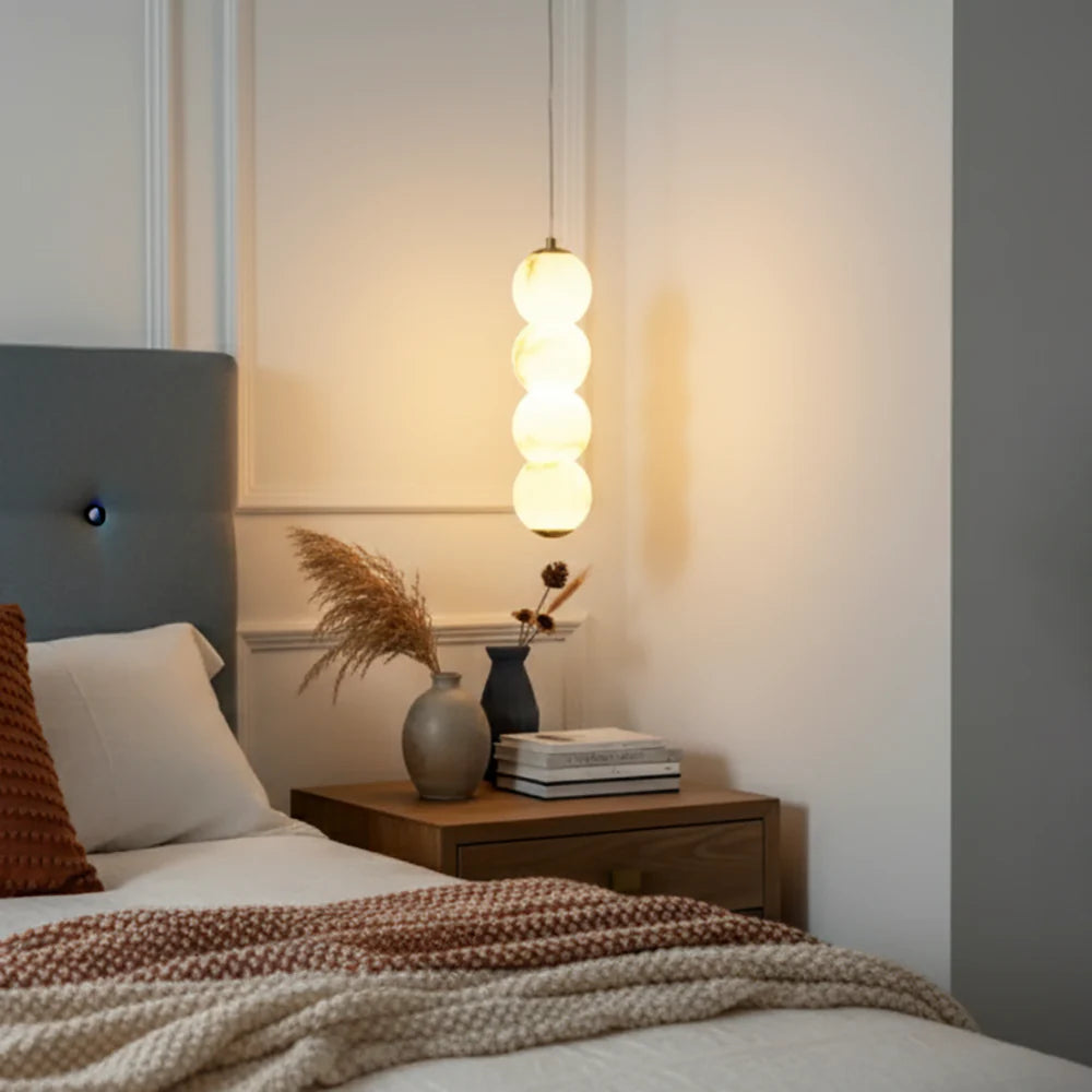 Alabaster Pearl Pendant Light