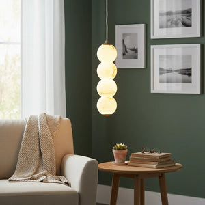 Alabaster Pearl Pendant Light