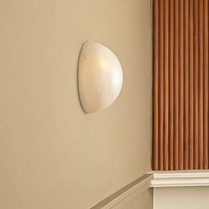 Alabaster Pebble White Wall Lamp