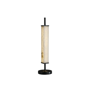 Alabaster Serano Brass Table Lamp