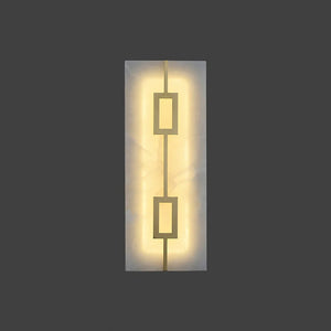 Alabaster Square Rectangular Wall Light