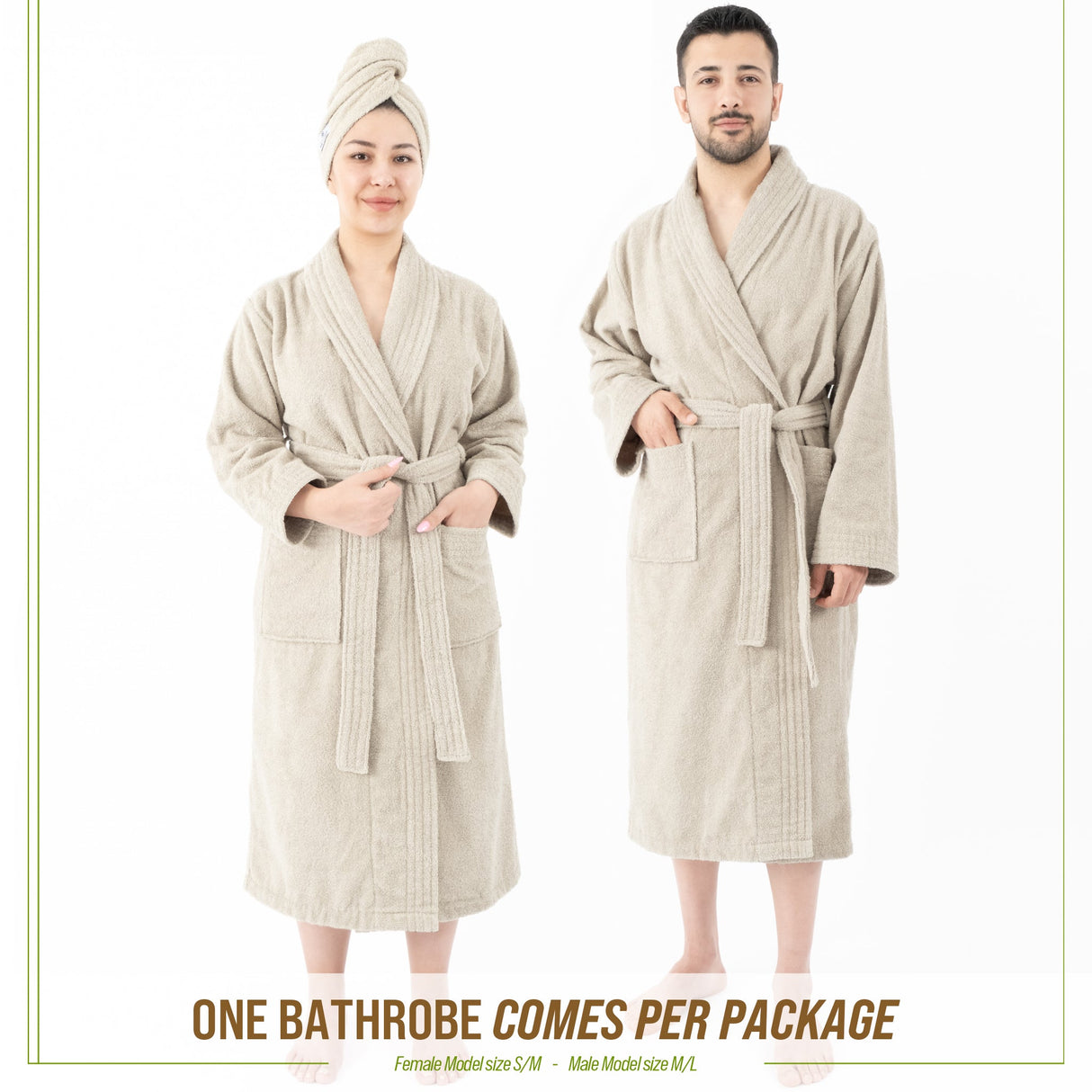 American Soft Linen, 100% Cotton Robes for Women and Men, Soft Lightweight Unisex Couple Turkish Bathrobes