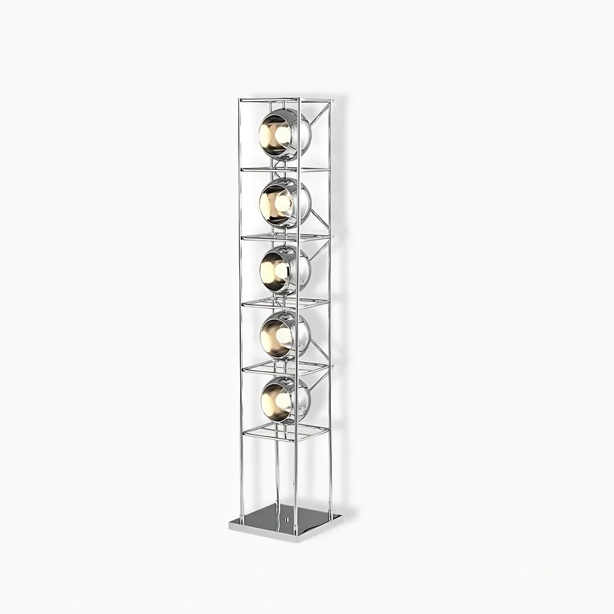 Chrome Spheres Bauhaus Lamp