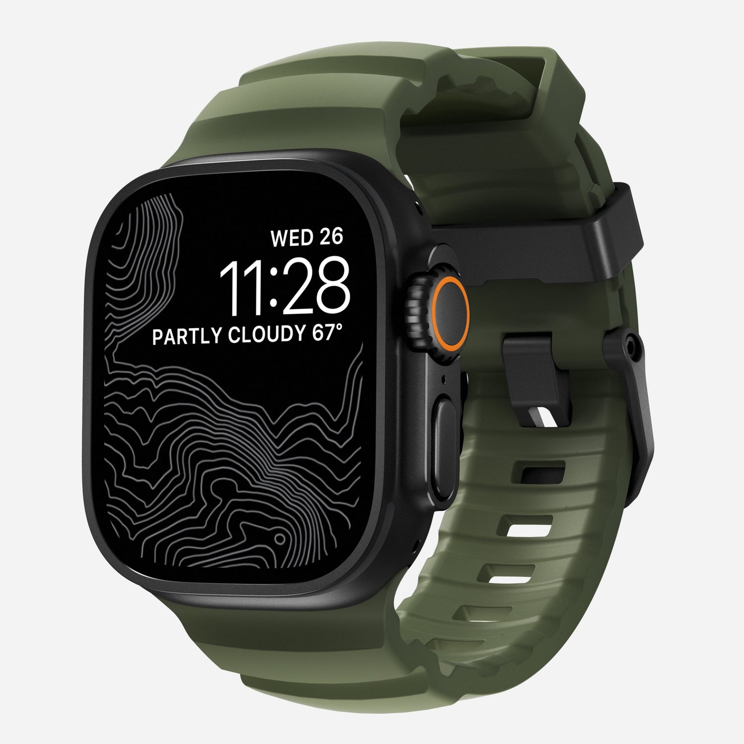 Rocky Point Band - 46mm/49mm | Forest | Black Hardware