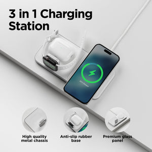 Base One Max - Silver | Qi2 | 3rd Gen