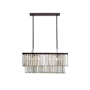 Astrid Capiz Rectangular Chandelier