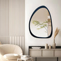 Asymmetrical Oval Mirror