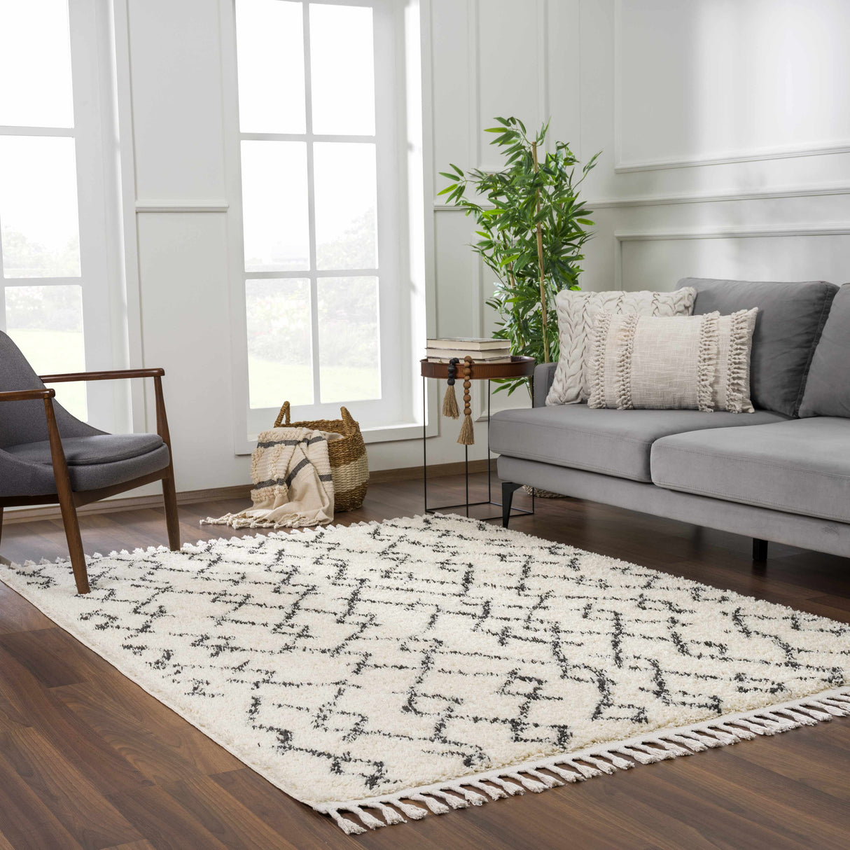 Pahala Moroccan Shag Area Rug - Clearance