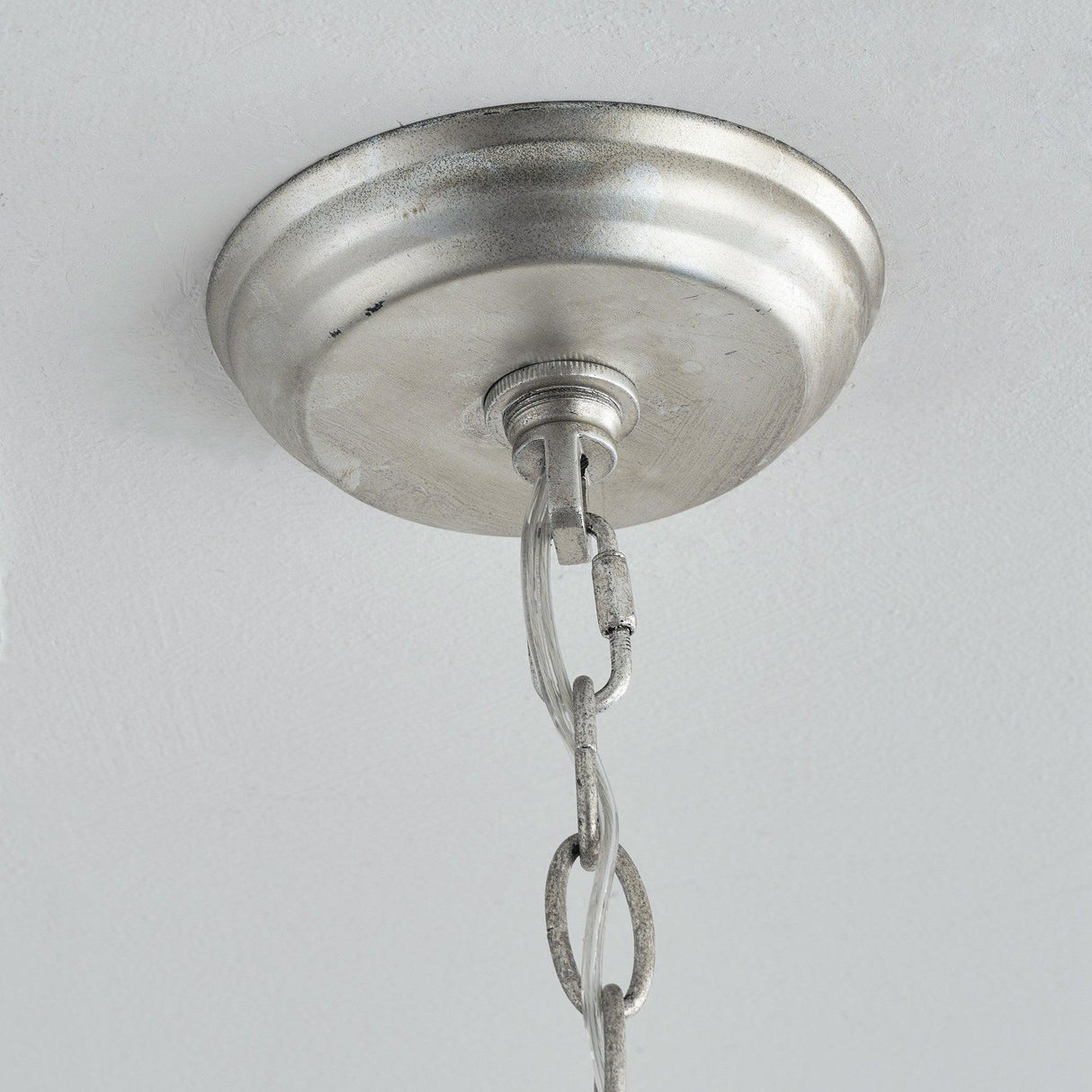 4-Light Iron Modern Pendant Lighting with Acrylic Lens
