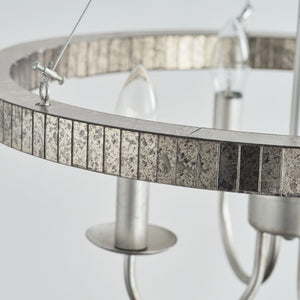 4-Light Iron Modern Pendant Lighting with Acrylic Lens