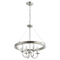 4-Light Iron Modern Island Pendant Lighting with Acrylic Lens