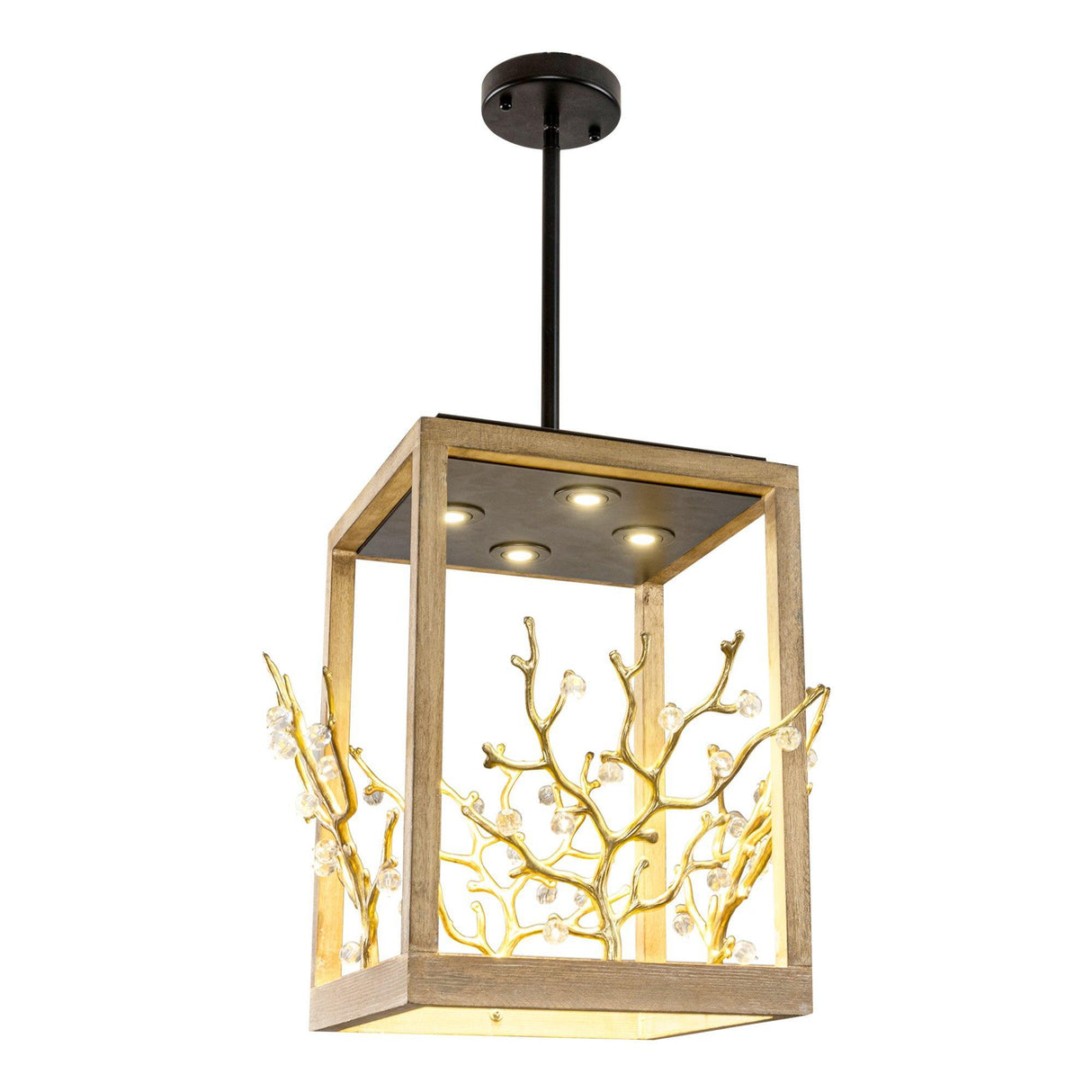 4-Light Modern Branches Island Pendant Lighting