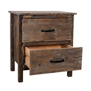 Farmhouse  Solid Wood Bedroom Nightstand Side Table