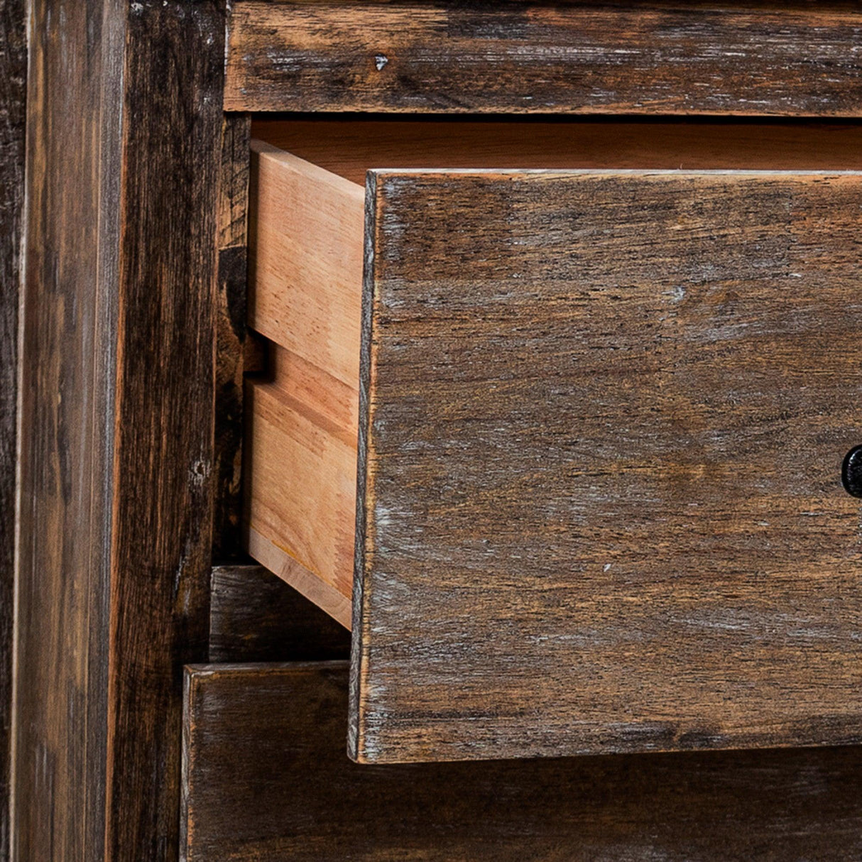 Farmhouse  Solid Wood Bedroom Nightstand Side Table