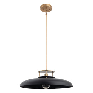 Beacon 1-Light Modern Gold & Black Island Pendant Light