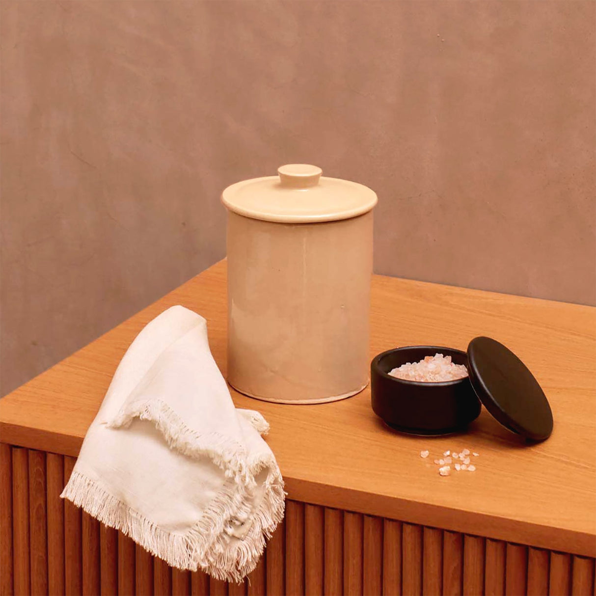 Handcrafted Ceramic Canister