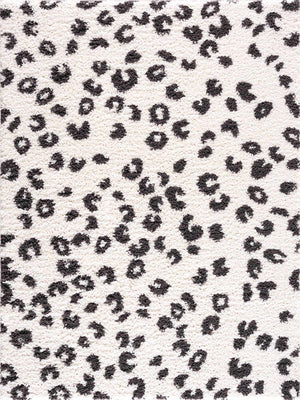 Zhen Black Spots Leopard Rug - Clearance