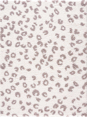 Zhen Pink Spots Leopard Rug - Clearance