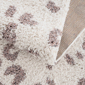 Zhen Pink Spots Leopard Rug - Clearance