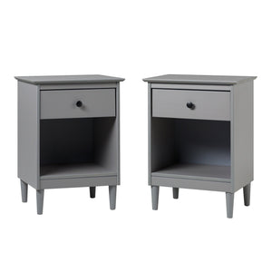 Spencer Solid Transitional Wood Nightstand
