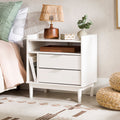 Lee Mid-Century Modern Wood Nightstand