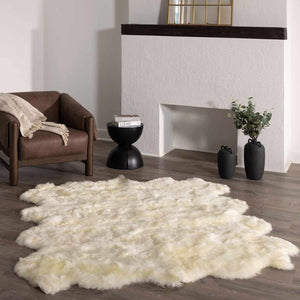 Premium White Soft Sheepskin Rug