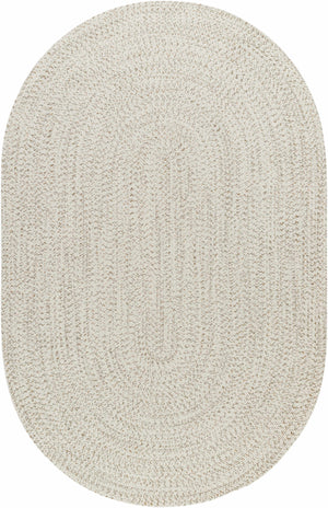 Beige Braided Faux Jute Rug