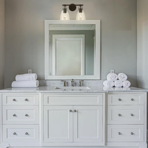 Brilliance Modern Farmhouse 2-Light Vanity Light
