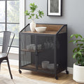 Sona Industrial Bar Cabinet