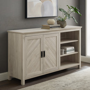 Mila Angled Groove Buffet Sideboard & TV Stand
