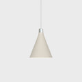 Bower Pendant Light Small in Oyster White + Sphere III