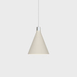 Bower Pendant Light Small in Oyster White + Sphere III