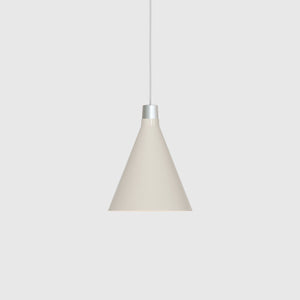 Bower Pendant Light Small in Oyster White