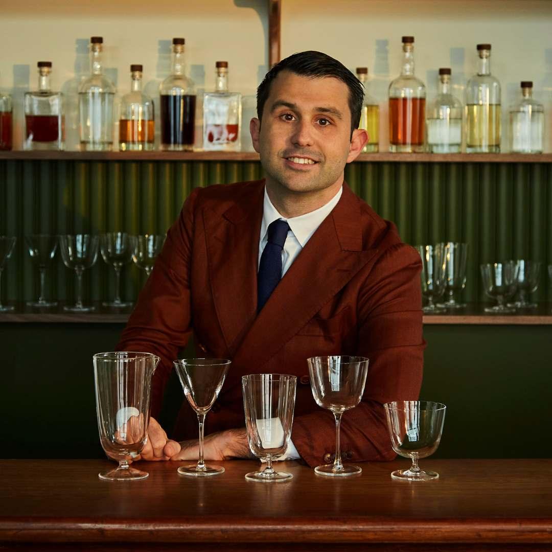 Bar/Giani Set of 4 Cocktail Glass Long