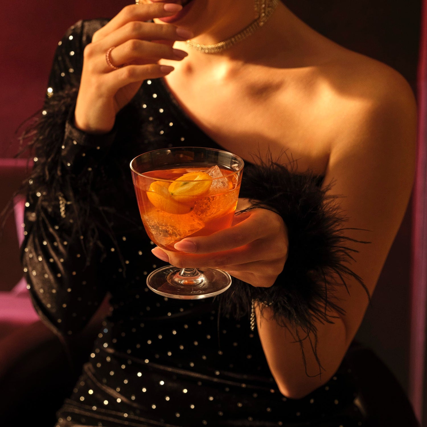 Bar/Giani Set of 4 Cocktail Glass Short