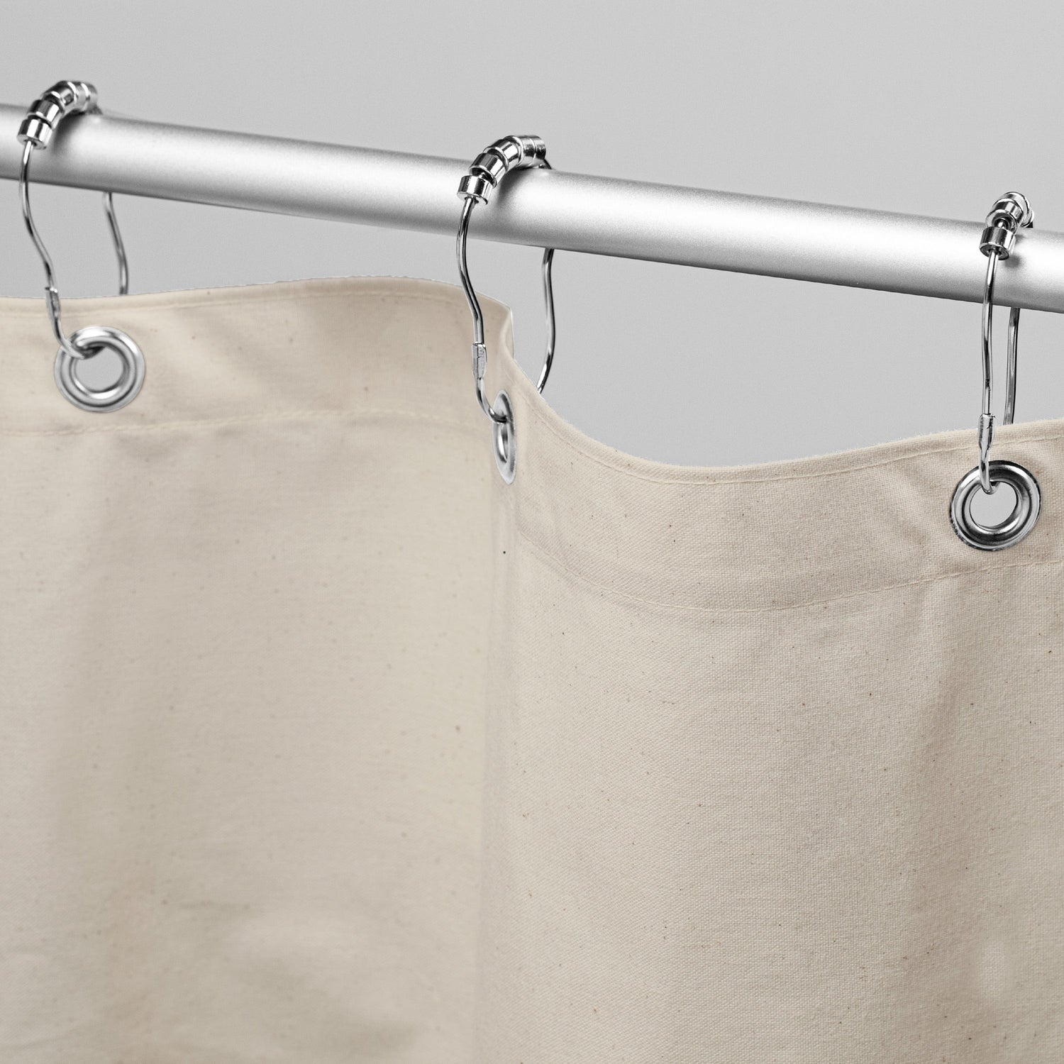 Organic Cotton Shower Curtain – Bath, Tub + Stall Sizes