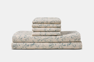 Cotton Percale Bed Sheet Set Print