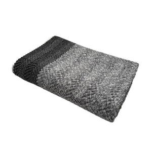 Big Herringbone Silver Gray Melange