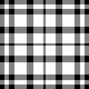Black and White Tartan Plaid Wallpaper Peel and Stick