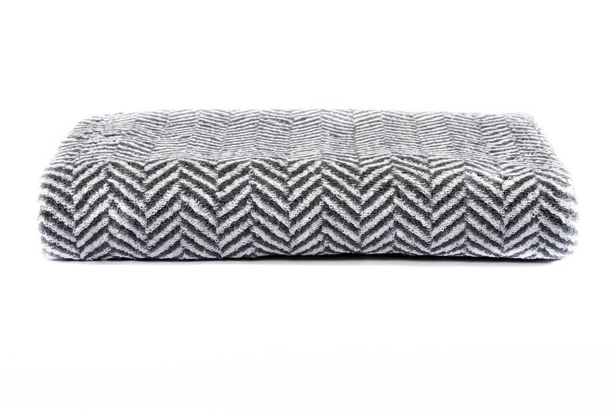 Bornova Hotel Herringbone Fume Ivory