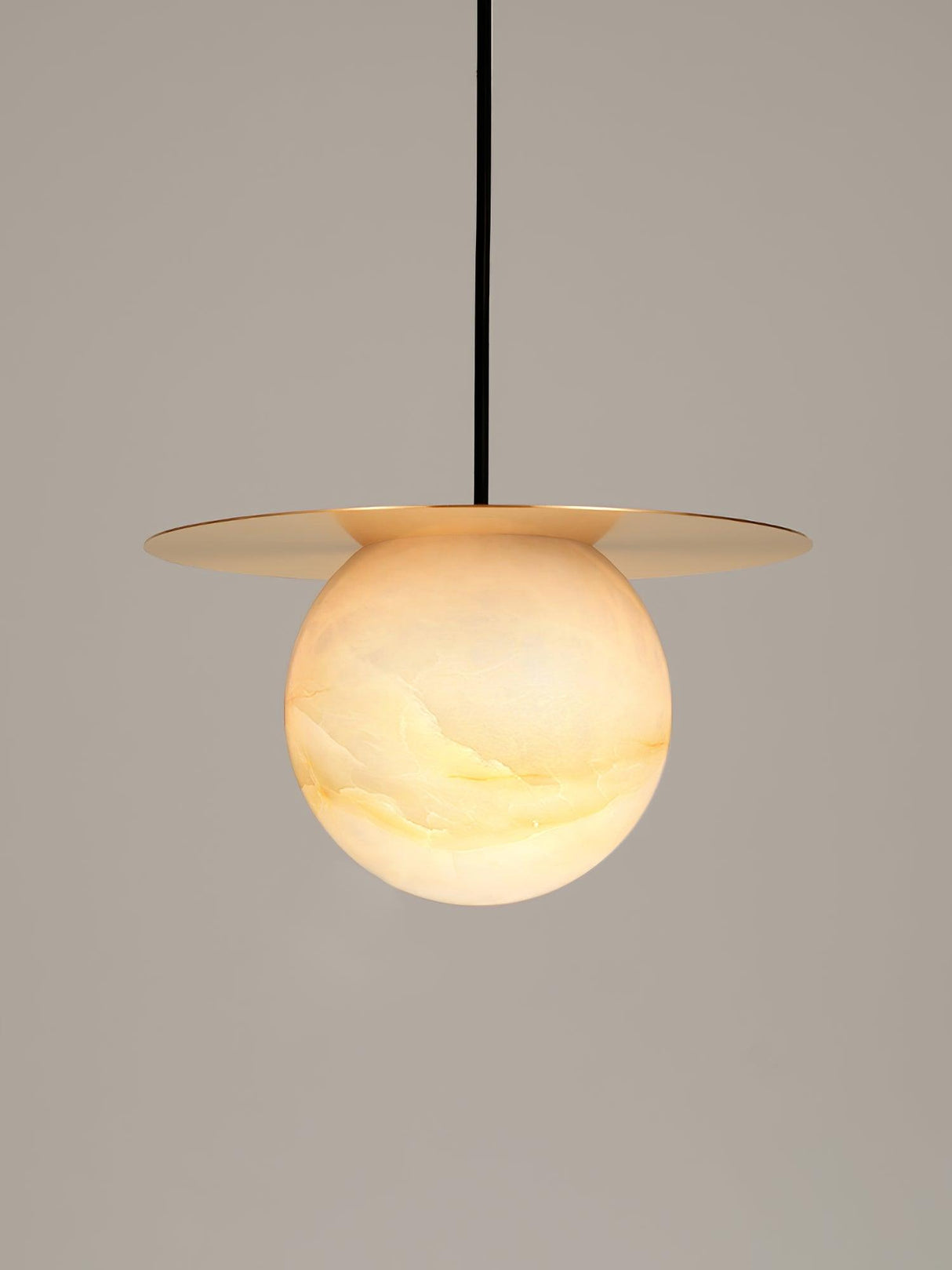 Alabaster Borra Pendant Light