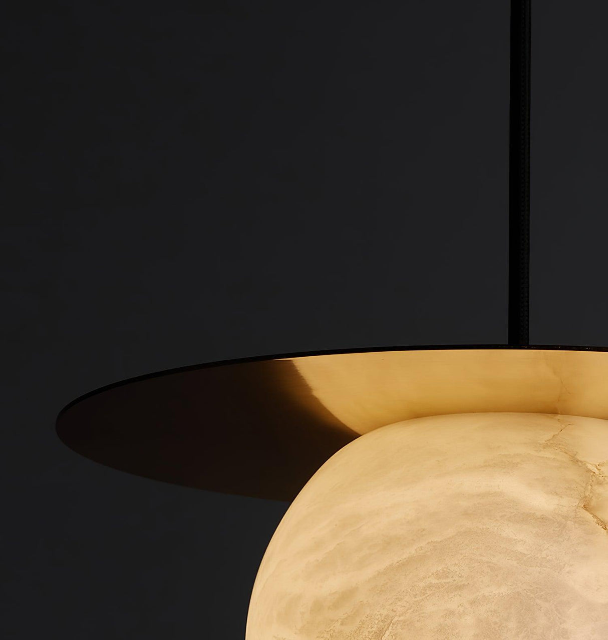 Alabaster Borra Pendant Light