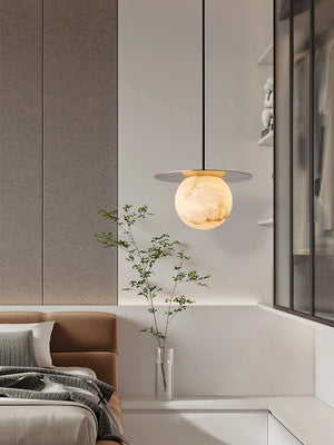 Alabaster Borra Pendant Light