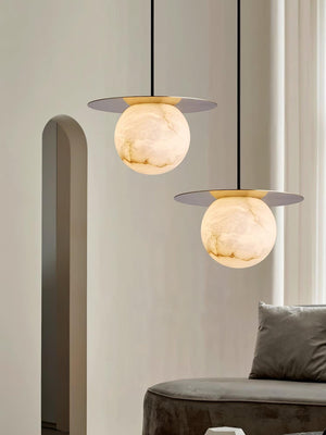 Alabaster Borra Pendant Light