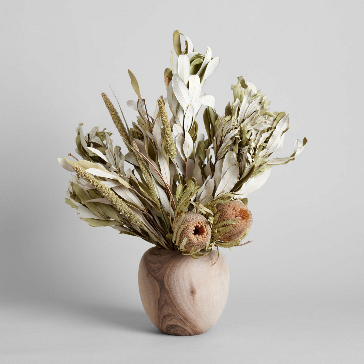 Set of Three Dried Natural Banksia