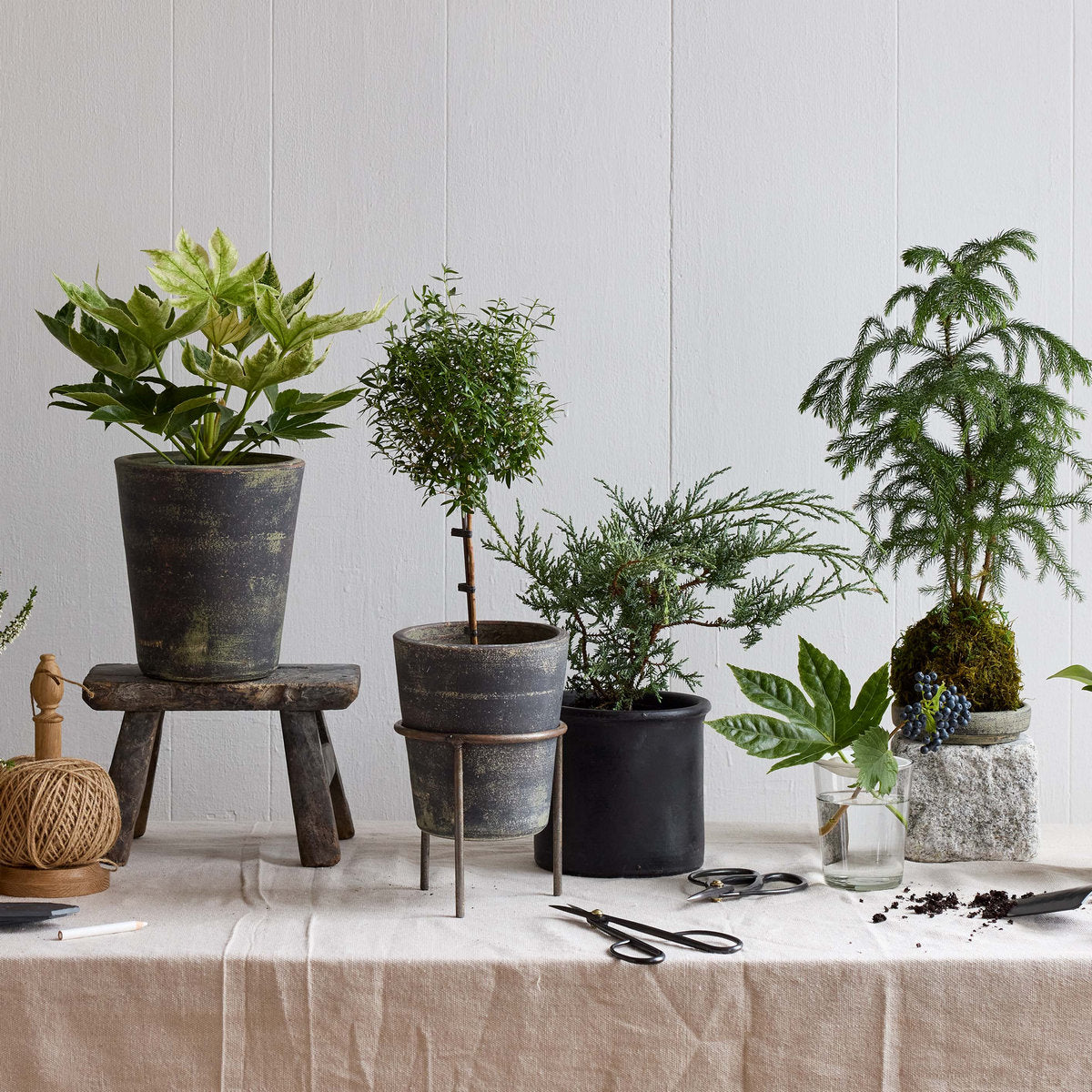 Wrought Iron Planter Stand